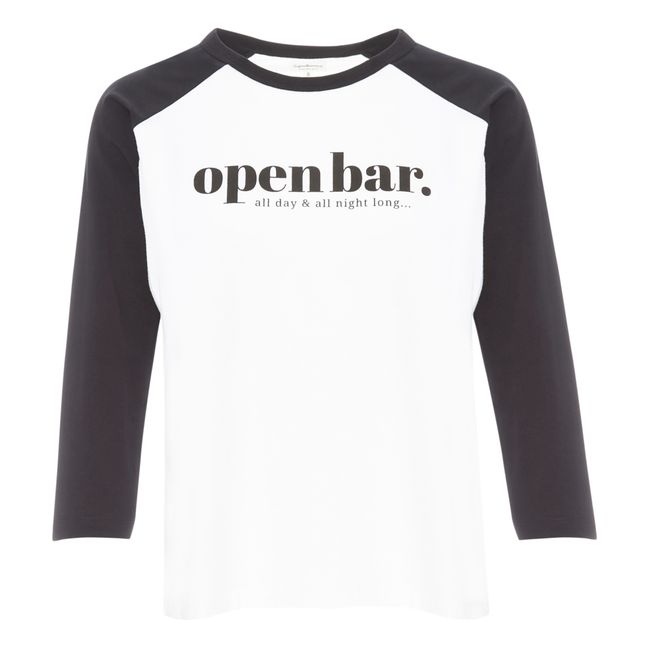 Camiseta de lactancia Open bar | Blanco