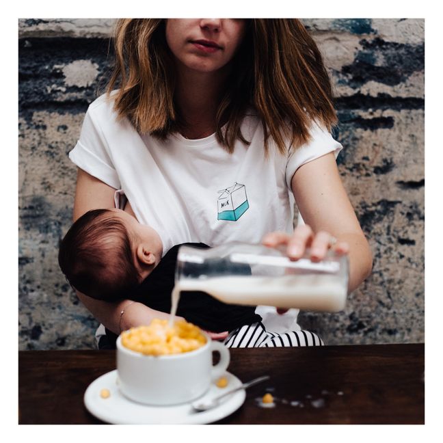Take Away Milk Breastfeeding T-shirt | White