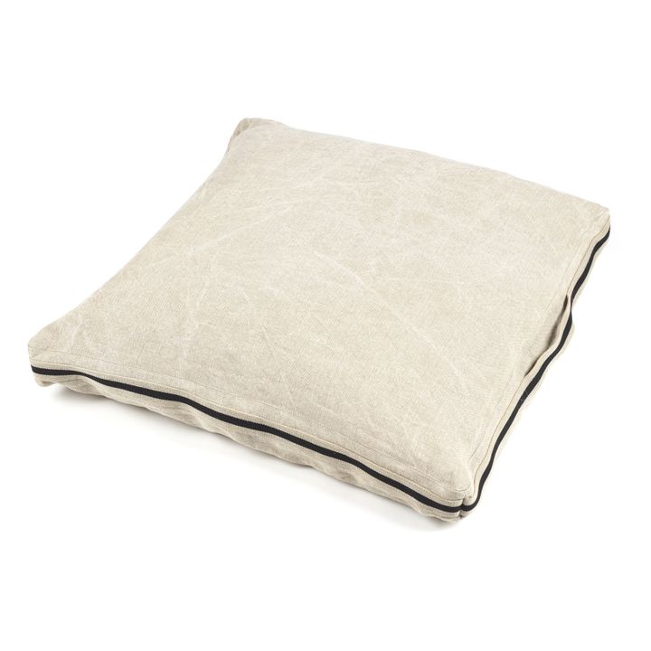 James Floor Cushion - 70 x 70cm | Sand- Product image n°0