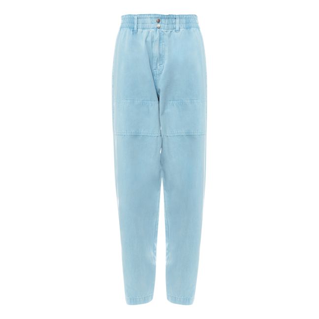 Jeans Paperbag Colin | Azul Claro