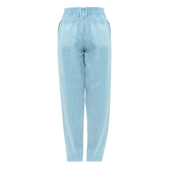 Jeans Paperbag Colin | Azul Claro