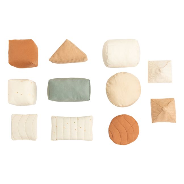 Cubos sensoriales de algodón - Set de 11 formas