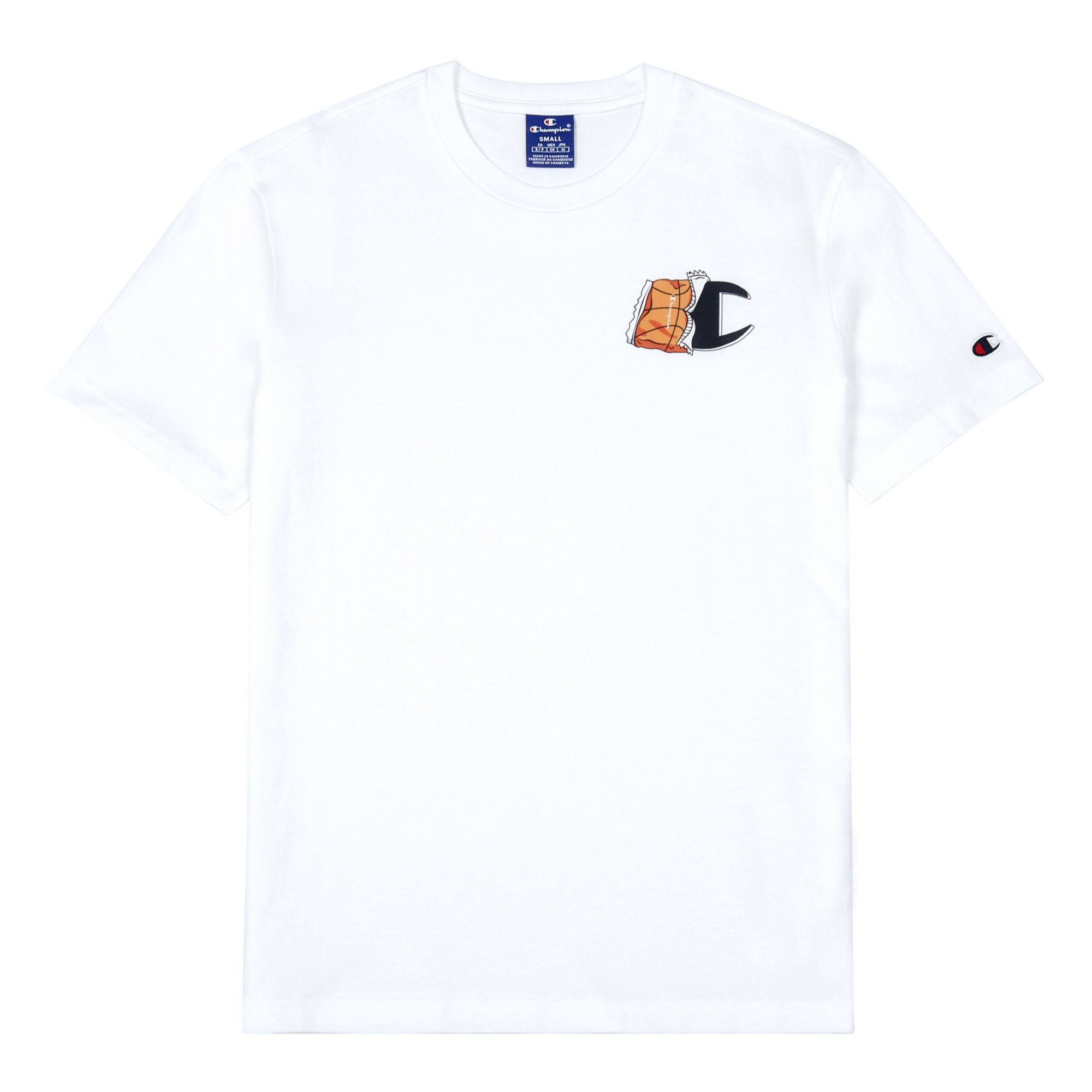 Champion - T-shirt Snacks - Homme - Blanc