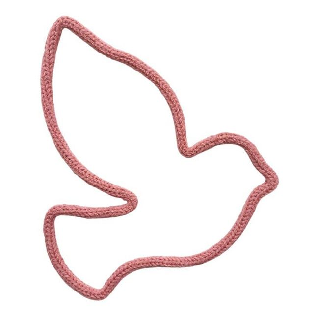 Knitted Wall Decoration - Dove Rosa antico