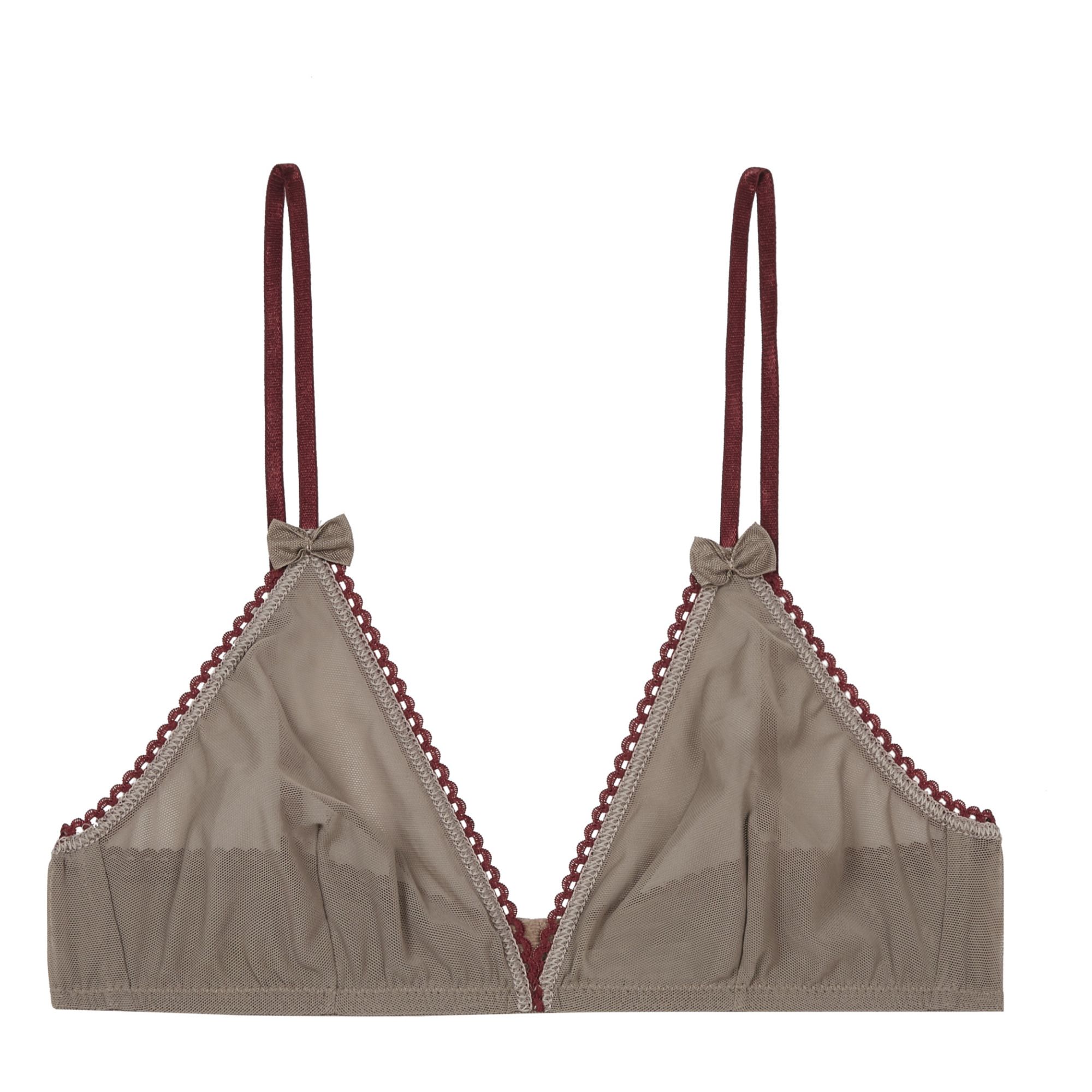 Momoni - Soutien-gorge Amethist Tulle - Femme - Taupe