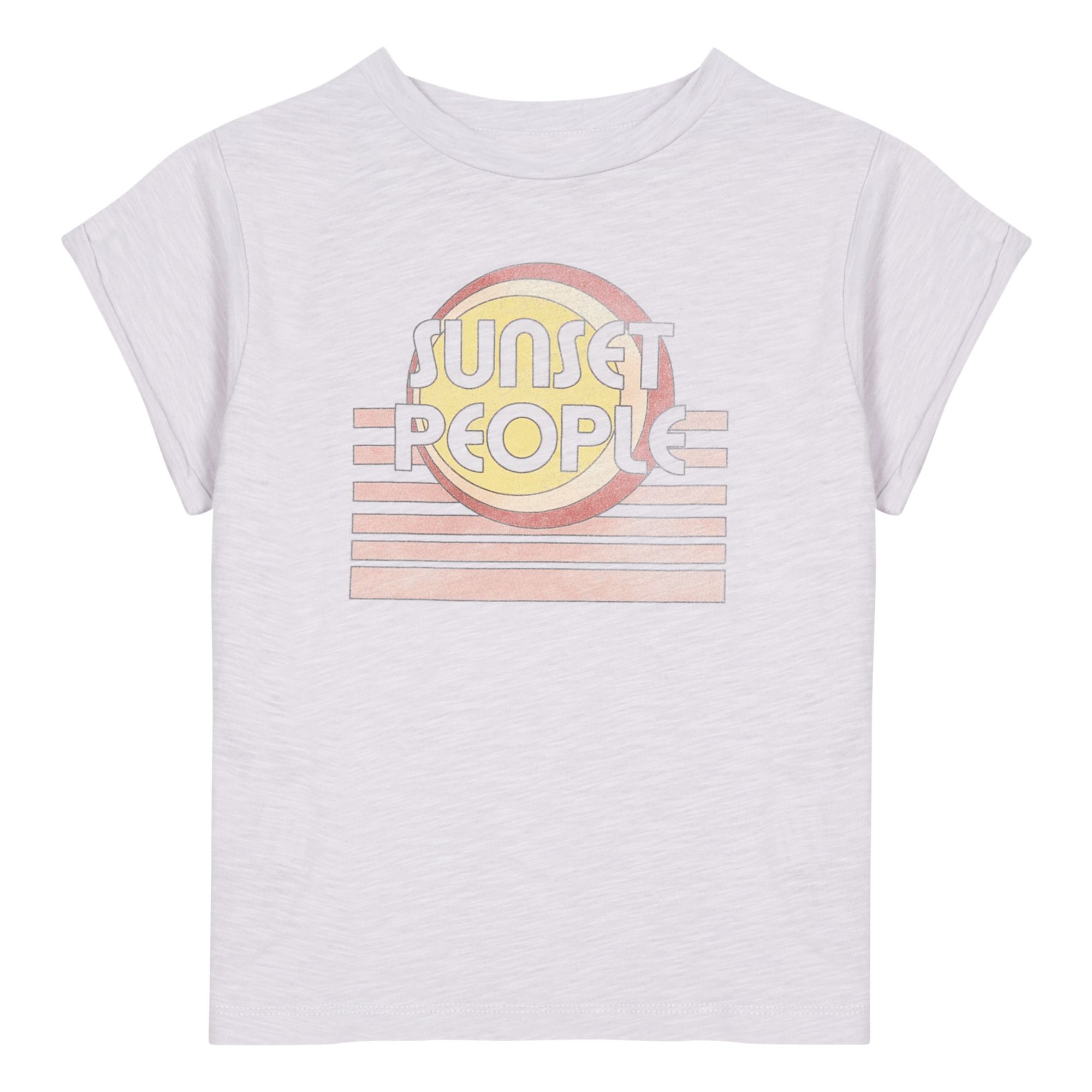 Hundred Pieces - T-shirt Sunset Coton Bio - Fille - Lilas