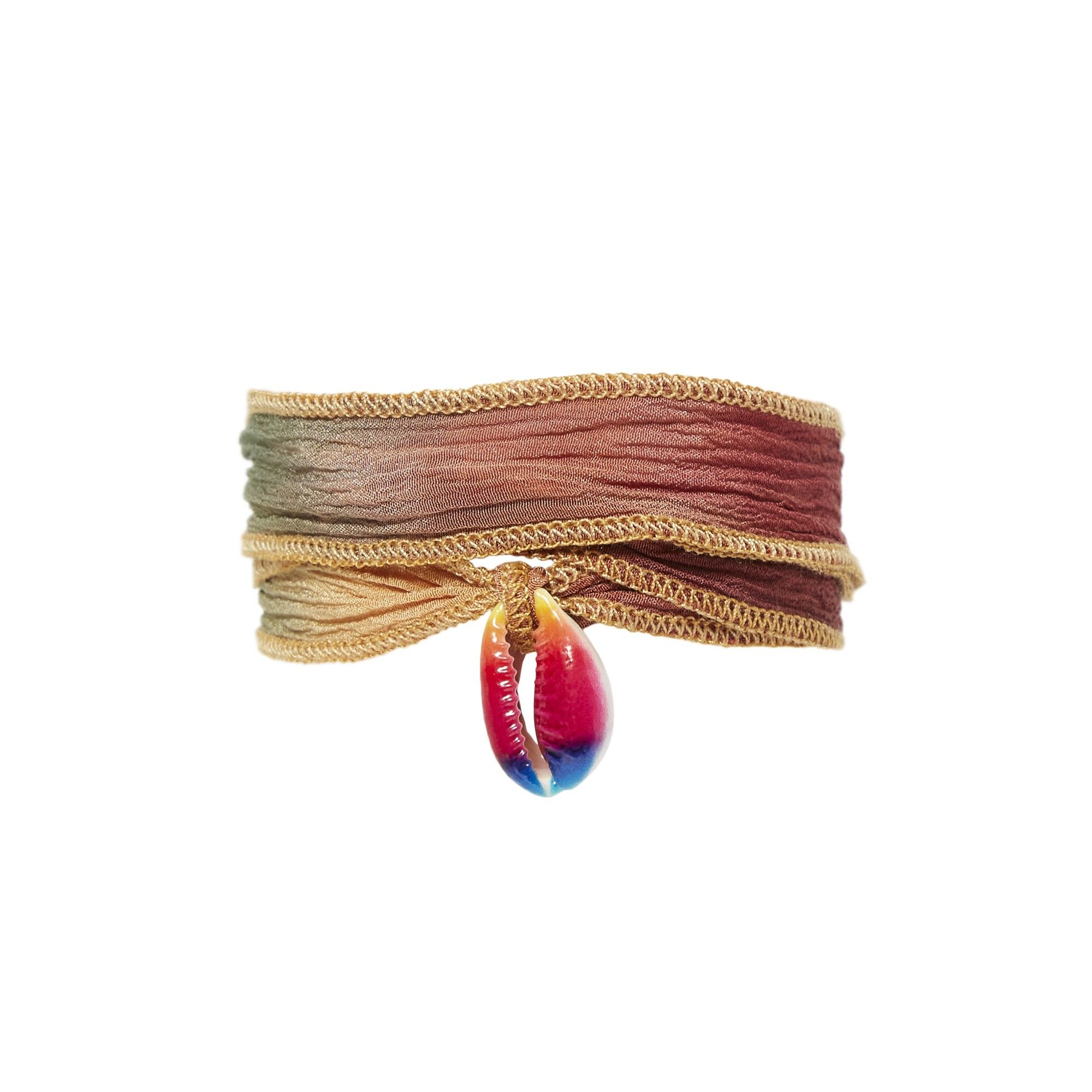 silk ribbon bracelet