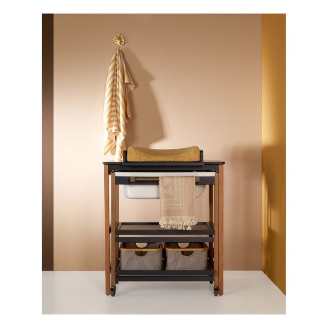 Smart Changing Table and Tub Black