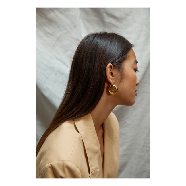 Denise Hoop Earrings | Gold