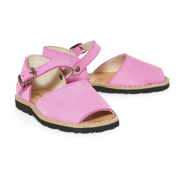 Frailera Buckle Sandals  Pink