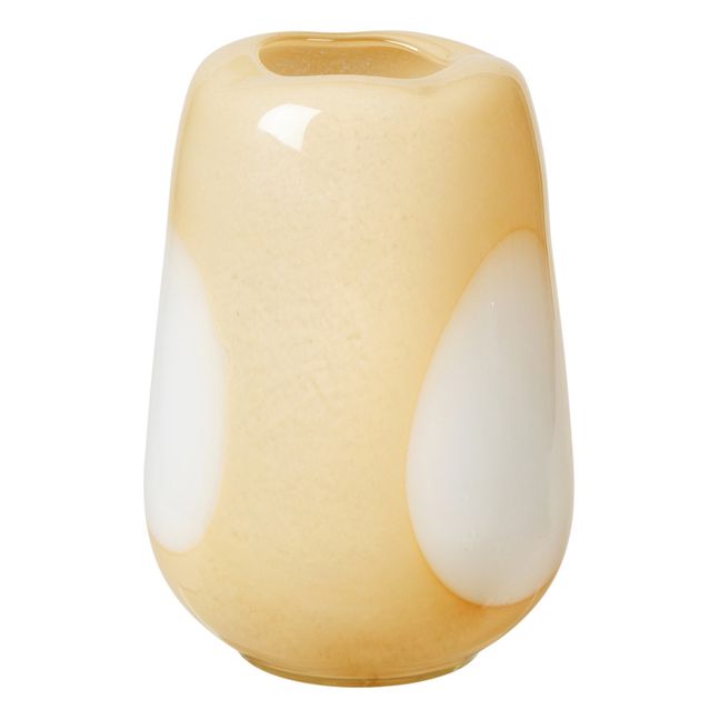 Vase en verre Ada | Jaune pâle