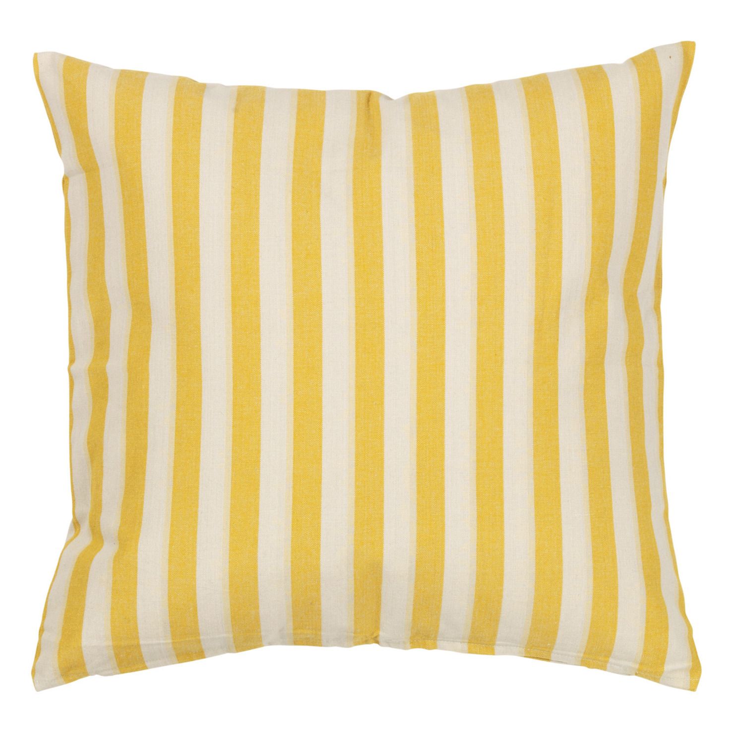 Broste Copenhagen - Housse de coussin Cleo - 50x50 cm - Jaune pâle