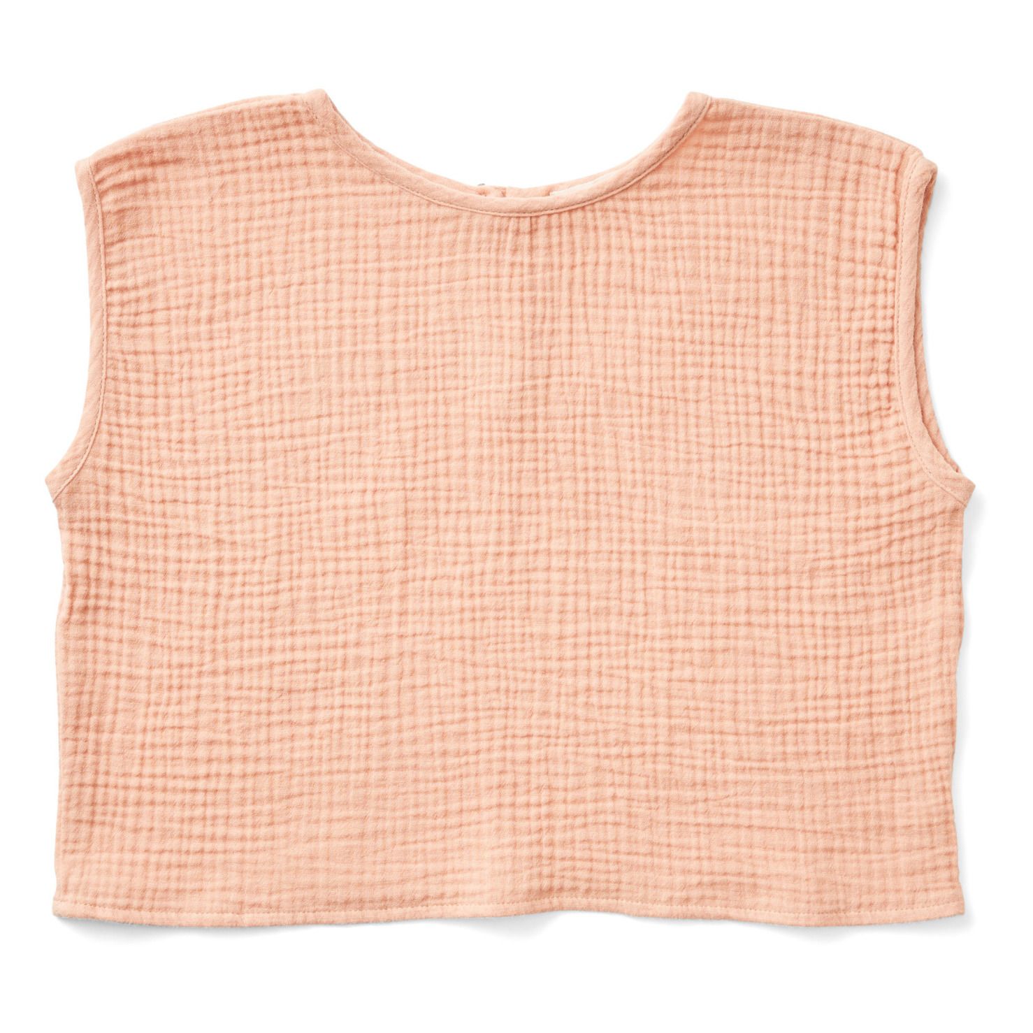 Soor Ploom - Top Mi Casa Double Gaze de Coton - Fille - Rose pêche