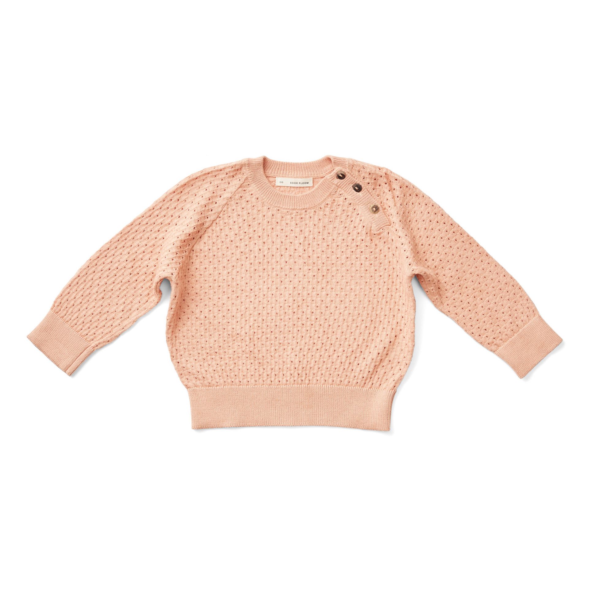 Soor Ploom - Lou Organic Cotton Jumper - Peach | Smallable