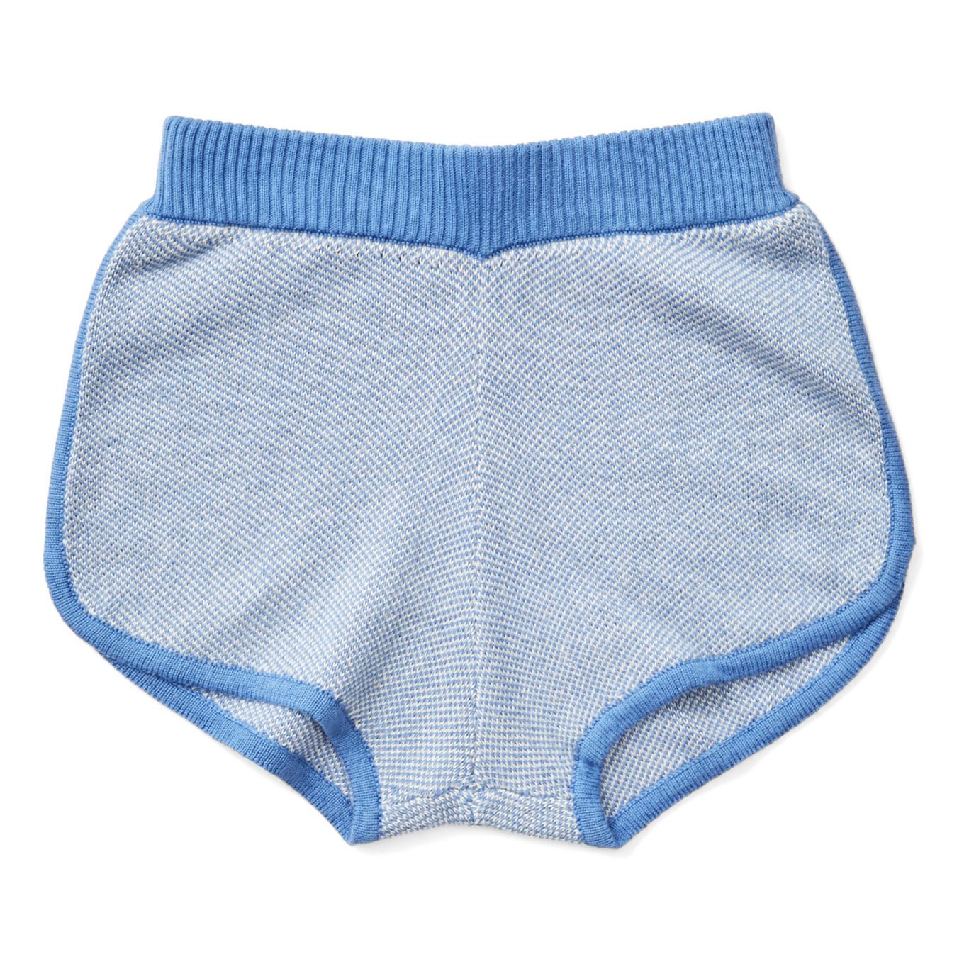 Shorts Wallis in cotone bio Azzurro- Immagine del prodotto n°0