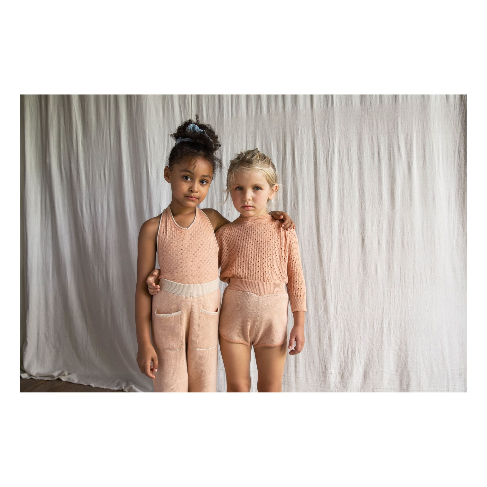Wallis Organic Cotton Shorts Nude beige 