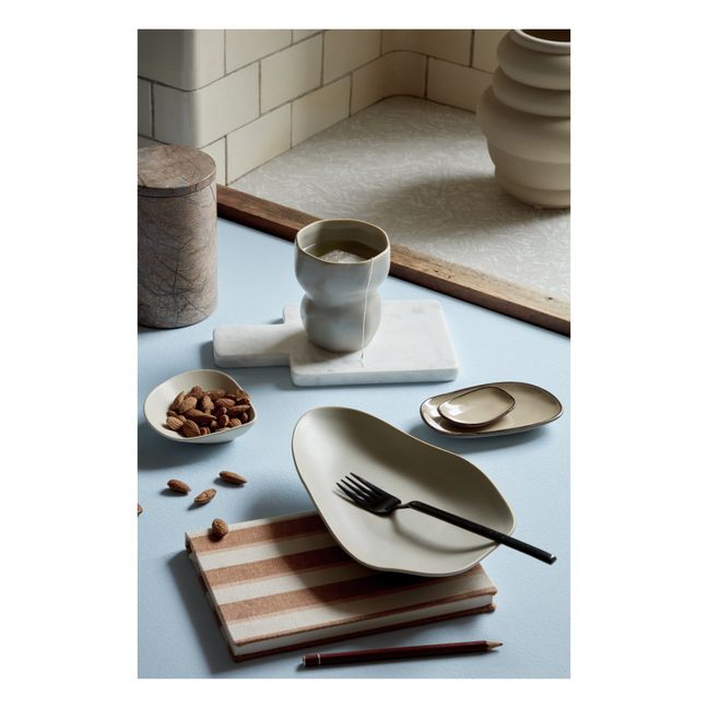 Limfjord Ceramic Dish | Light grey