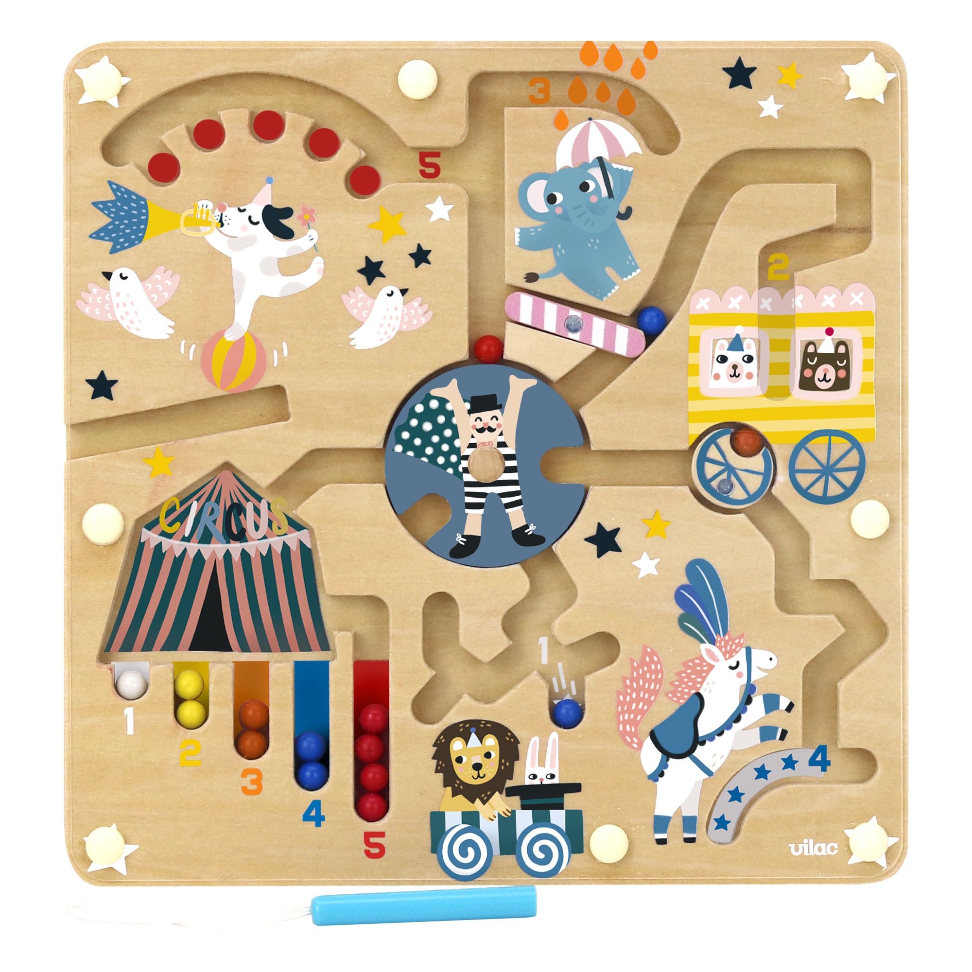 Circus Magnetic Maze - Michelle Carlslund- Product image n°0