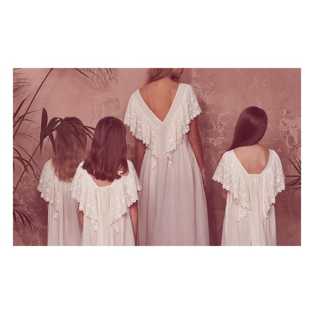 Robe de Nuit Camelia - Collection Femme  | Blanc cassé