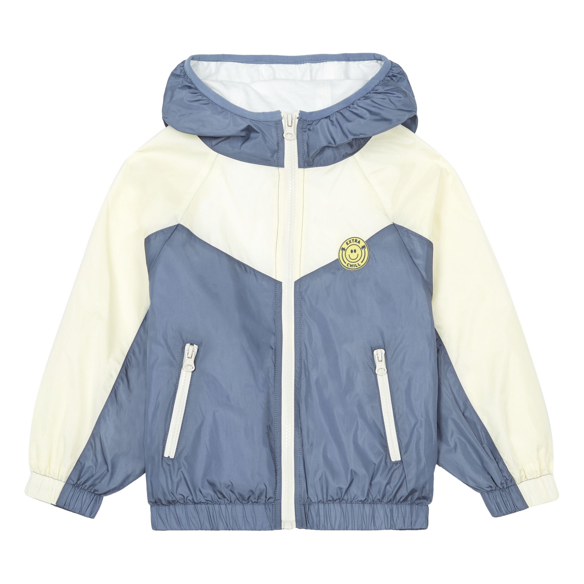 Hundred Pieces - Coupe-Vent - Fille - Bleu Tempête