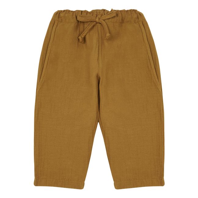 Frits Organic Cotton Trousers  Camel