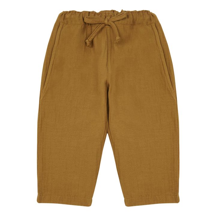 Frits Organic Cotton Trousers  | Camel- Product image n°0