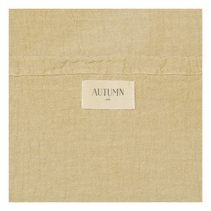 Mantel individual Punto Jacquard de algodón orgánico Arena- Imagen del producto n°2