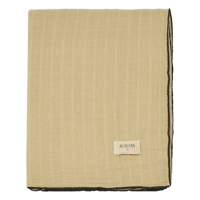 Tischdecke Muslin aus Bio-Baumwollmuslin | Sandfarben