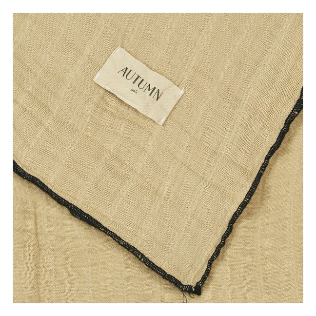 Organic Cotton Muslin Tablecloth | Sand