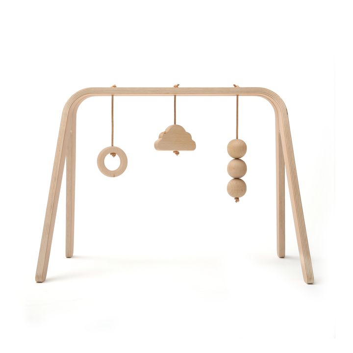 Naho Wooden Activity Arch with 3 Hanging Accessories- Product image n°0