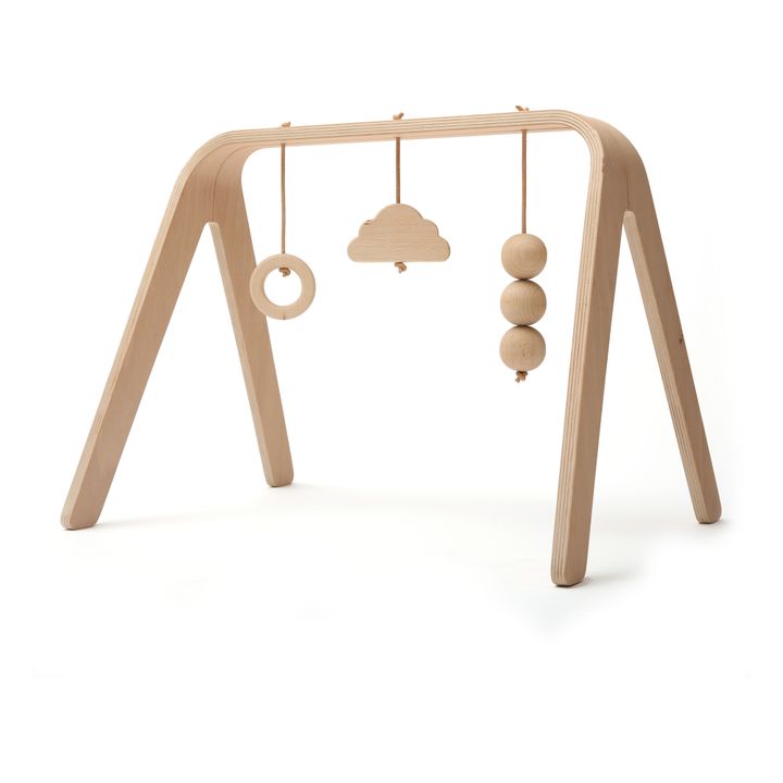 Arco de estímulo Naho de madera con sus 3 suspensiones- Imagen del producto n°1