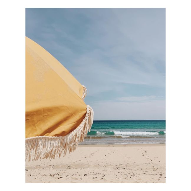 Ombrellone con frange, modello: Premium | Giallo