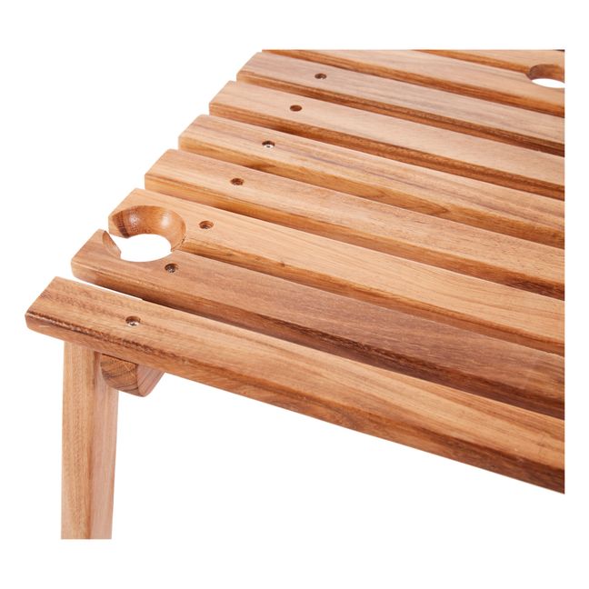 Tavolo da spiaggia in teak