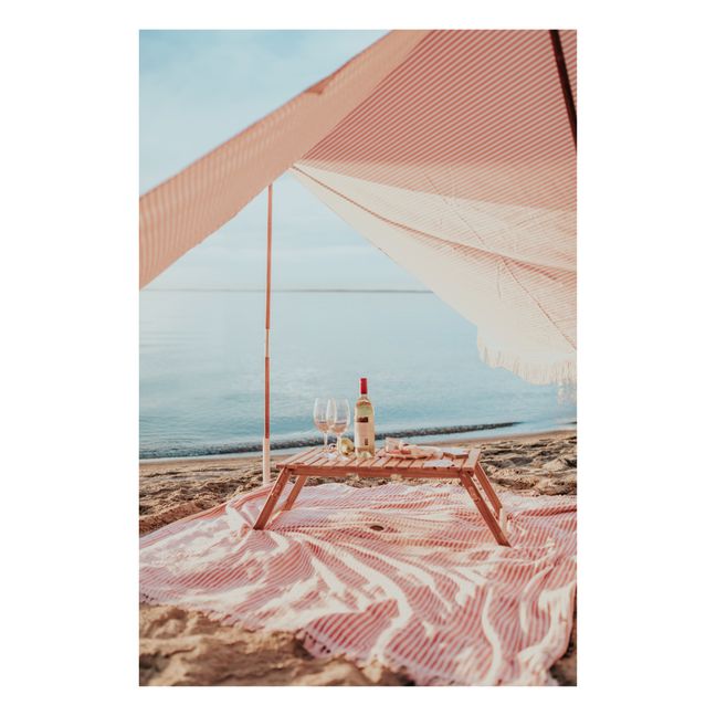 Mesa de playa de teca