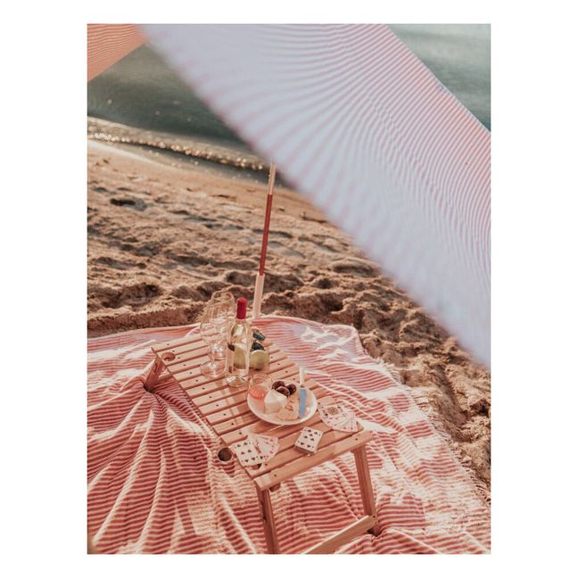 Strandtuch mit Loch | Rosa