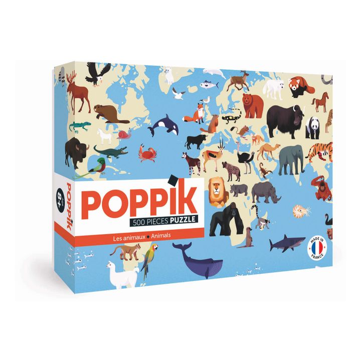 Puzzle Tiere der Welt  - 500 Teile- Produktbild Nr. 0