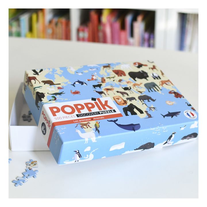 Poppik - Puzzle Animaux du monde - 500 pièces