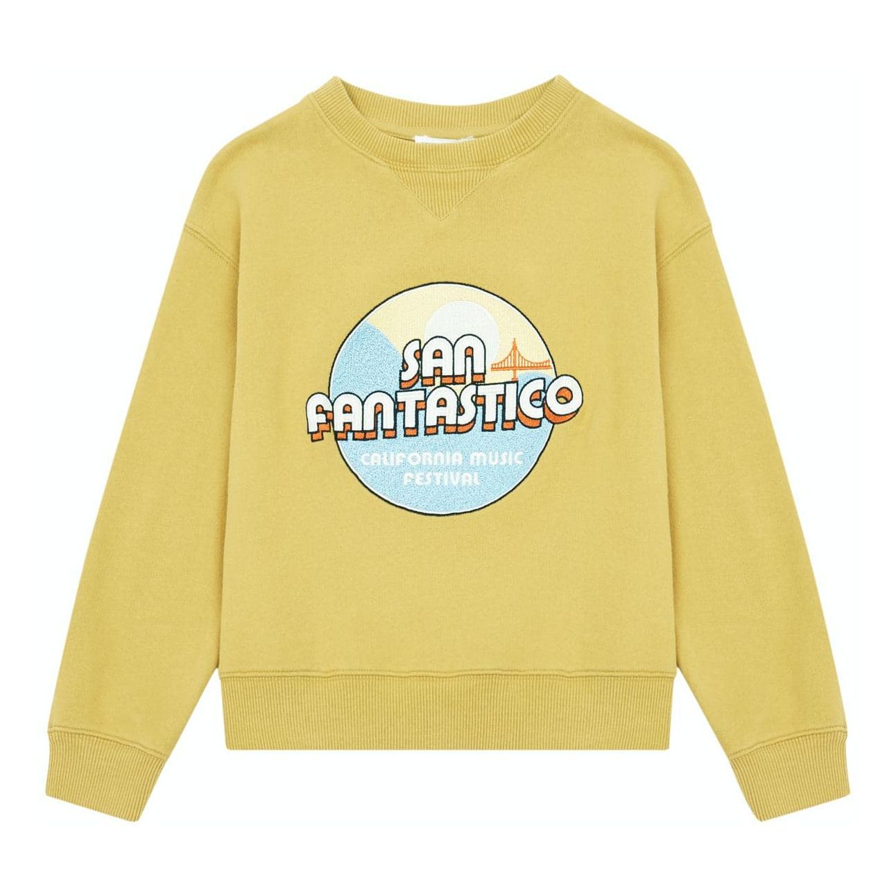 Hundred Pieces - Sweat San Fantastico Coton Bio - Garçon - Curry