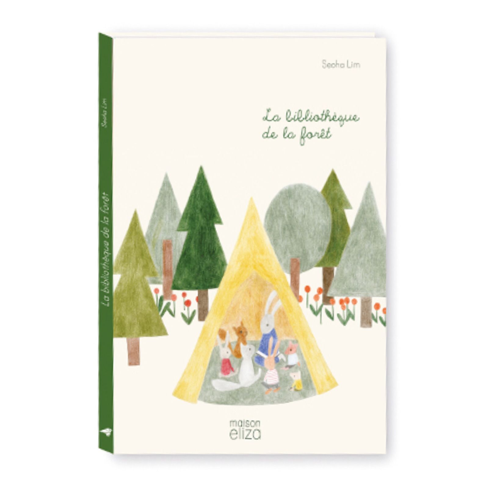 Maison Eliza - Livre La Bibliothèque de la Forêt - Seoha Lim - Multicolore