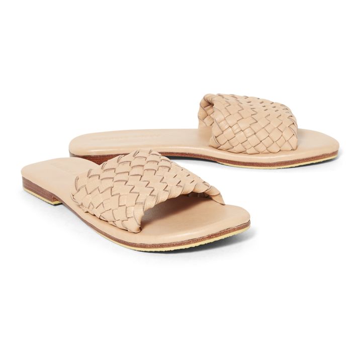 Braided Slides - Women's Collection - Natural Scandic Gypsy Shoes