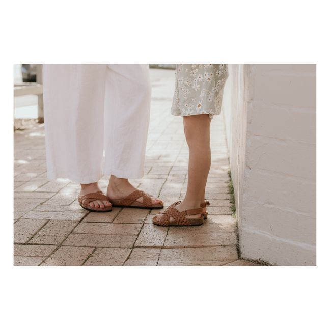 Sandalen Stockholm | Kamelbraun