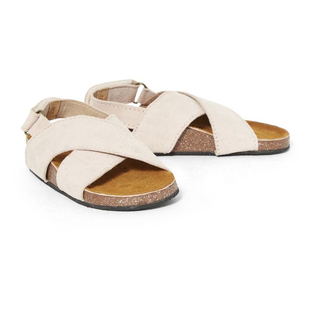 Sandalen Suede Gypsy | Blassrosa