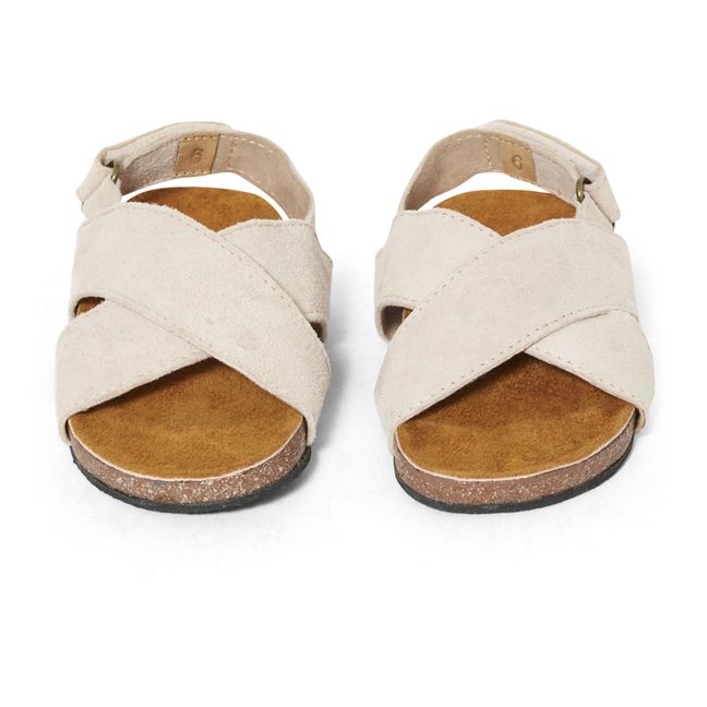 Sandalen Suede Gypsy | Blassrosa