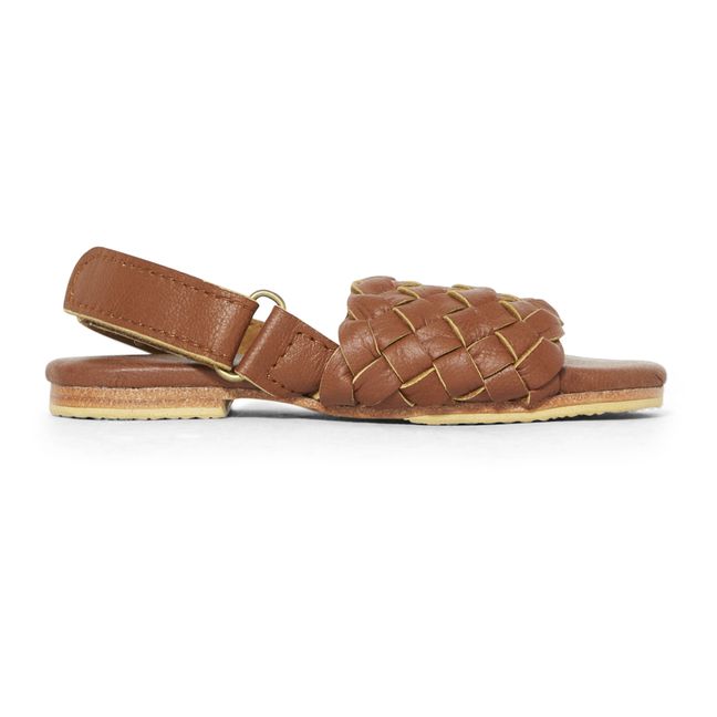 Braided Sandals  | Camel