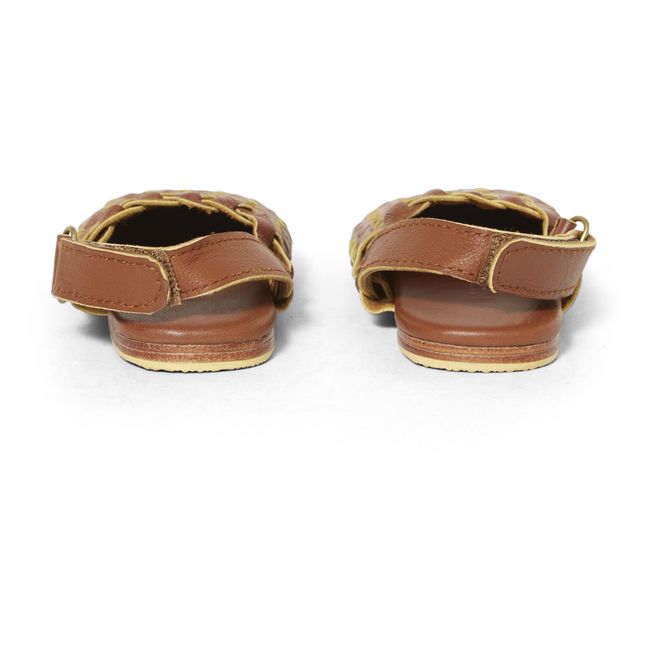 Braided Mules  | Camel