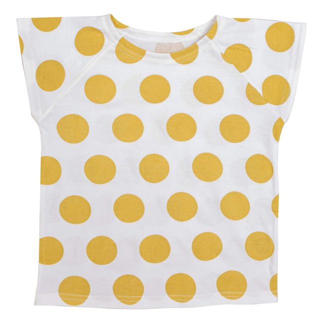 T-shirt Polka Dot | Yellow