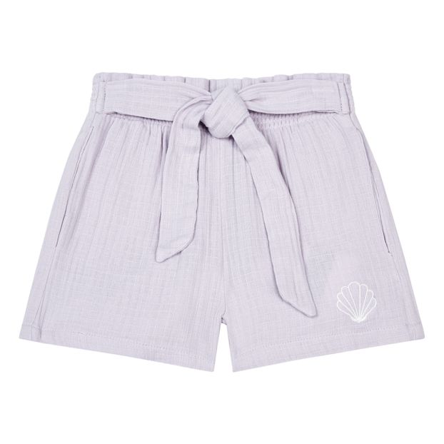 Short Gaze De Coton Lilas Hundred Pieces Mode Adolescent Enfant