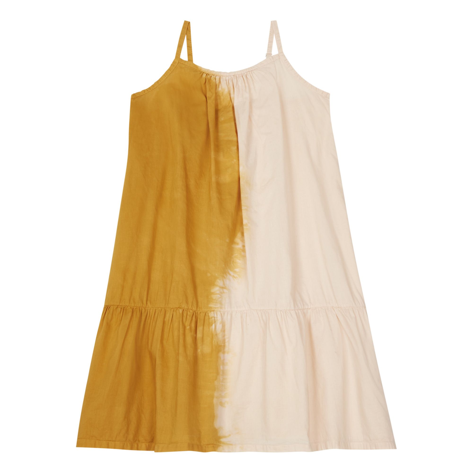 Longlivethequeen - Collaboration Longlivethequeen x Smallable - Robe Tie and Dye - Fille - Camel