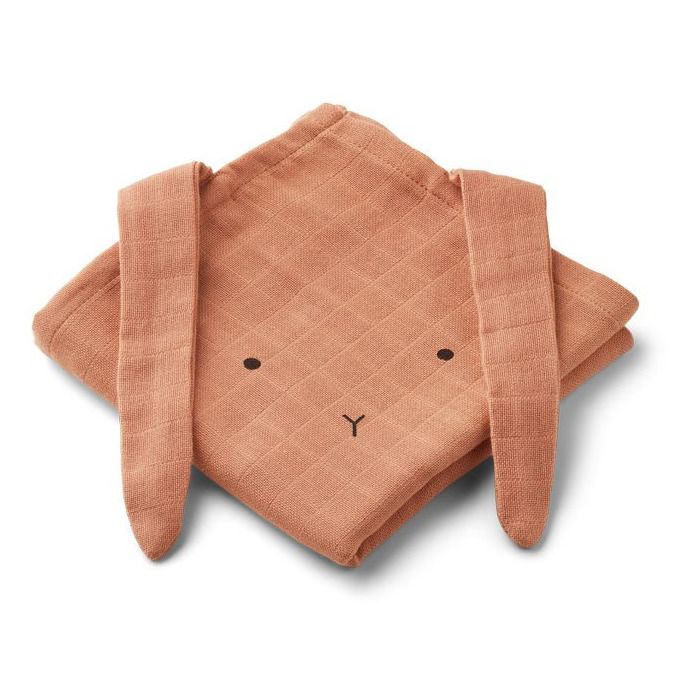 Liewood - Langes Hannah en gaze de coton bio - Set de 2 - Rose