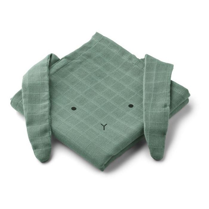 Liewood - Langes Hannah en gaze de coton bio - Set de 2 - Vert